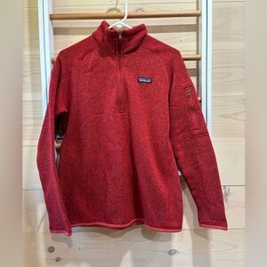 Patagonia Better Sweater. Red. Womens large